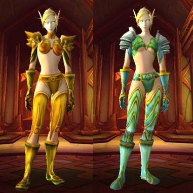 World of Warcraft Official Server Plate Armor Transmog Set: Glorious Emerald Ii Glorious Leg Armor Frontline Set