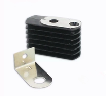 Spiral silicon rectifier diode thyristor ZP30A KP50A radiator heat sink copper sheet set