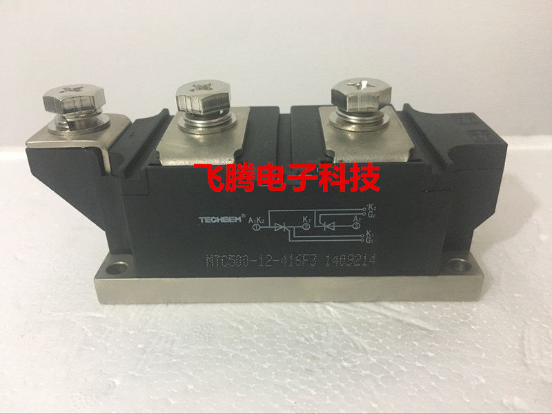 TECHSEM Hubei Taiwan base MTC500-12 14 16 soft start semiconductor control rectifier module 500A1200V