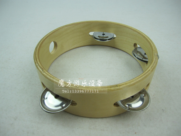 Orff bộ gõ chuông tay trẻ em âm nhạc đồ chơi âm nhạc hỗ trợ giảng dạy tambourine - Đồ chơi nhạc cụ cho trẻ em đàn piano trẻ em