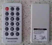 Original Panasonic PT-UW275 PT-UX273 T-UX325 PT-UX352 Projector Projector Remote Control