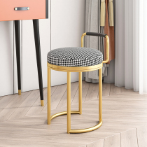 Net Red Comb Makeup Stool Bedroom Makeup Stool Modern Minima Home Backrest Comb Dresser Chair Light Lavish Interior Makeup Bench