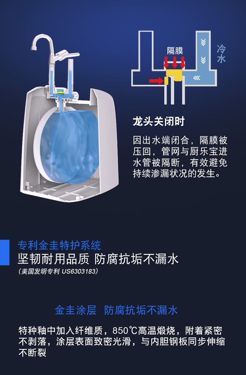 máy nóng lạnh A. Ôi Smith Smith EWH-6C2 trên nước ao Smith bếp nhỏ kho báu nước nóng kho báu nước nóng - Máy đun nước bình nước uống nóng lạnh