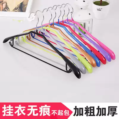 Wide shoulder hanger non-slip hanger wide shoulder clothes hanging no trace thick clothes rack household wet and dry suit hanger