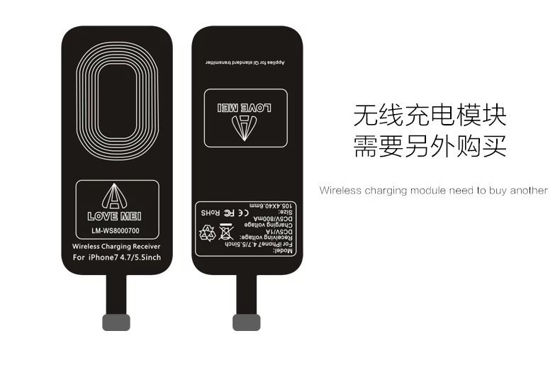 LOVE MEI Powerful Camo Series Small Waist Water Resistant Shockproof Dust/Dirt/Snow Proof Aluminum Metal Outdoor Gorilla Glass Heavy Duty Case Cover for Apple iPhone 7 Plus & iPhone 7