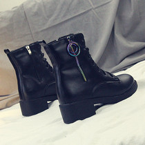 Martin boots female 2021 autumn and winter New Korean version of Joker casual women boots Net red thin boots short boots British wind boots