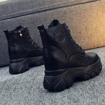 Inner increased 10cm Martin boots female 2021 autumn and winter new trend Net red casual women boots handsome ladies short boots