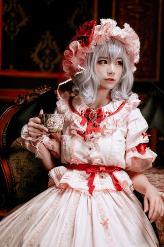 {Готовый запас}【Sensensen】Оригинальный Touhou Second Design Косплей Remilia Touhou Project