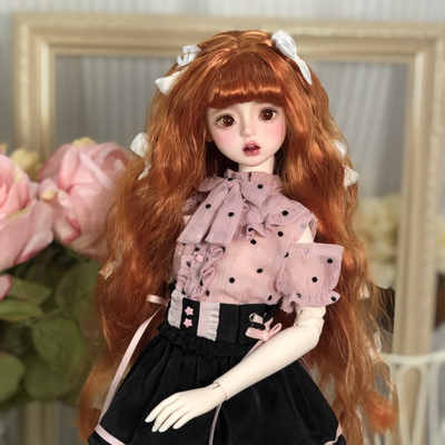 taobao agent [Wig] Ziyu loves to eat fish 3 minutes, 4 minutes, 6 minutes, 6 minutes, 6 points, 6 points, bjd wig bear girl bear egg wigs in the princess braid