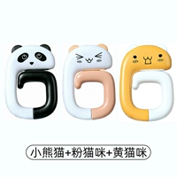 Набор из 3 шт. ⭐Красная панда+Розовый кот+Желтый кот