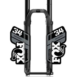 新款2021 fox 34performance前叉贴山地车前叉贴纸单车改色贴防水