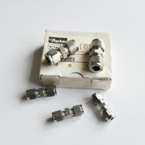 (12SC12-316) Pike PARKER imported A- LOK series Double card set joint straight Joint 3 4