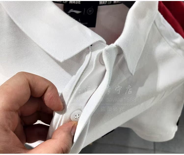 Li Ning POLO áo sơ mi nam tay ngắn 2019 mới Wade way cotton thoáng khí đứng cổ áo thun thể thao APLP123 - Áo polo thể thao áo polo nike