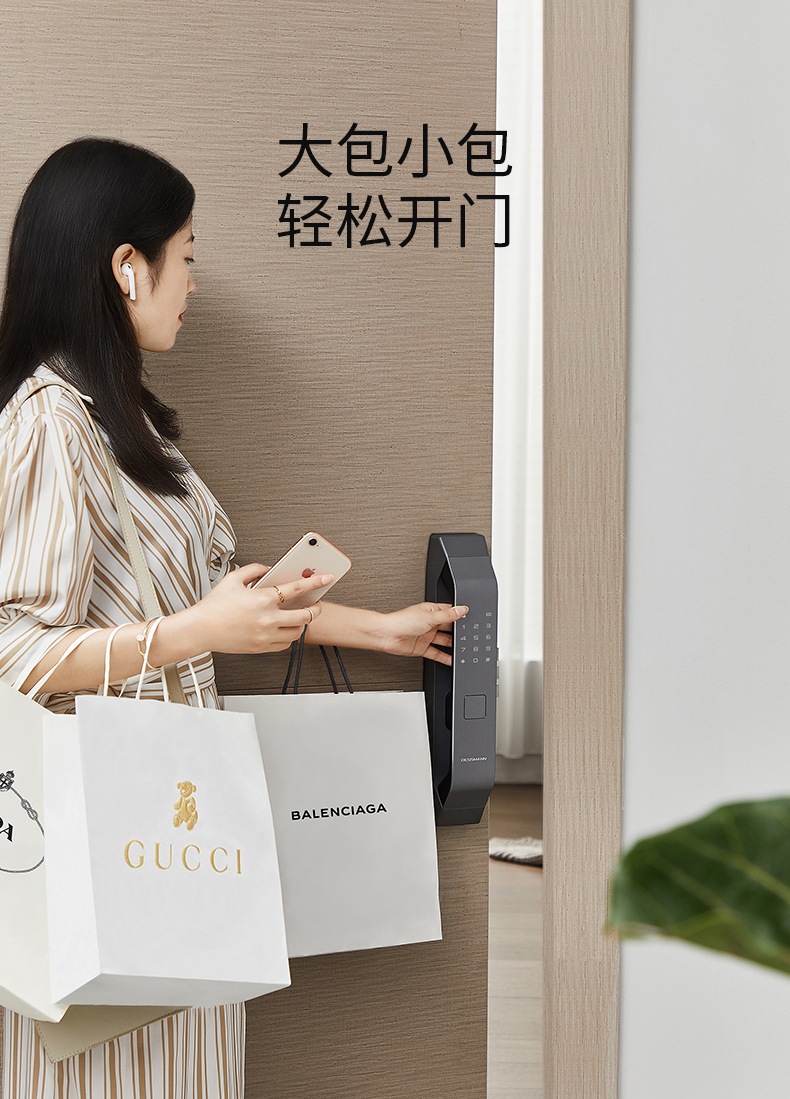 德施曼 Q5 高端全自动 智能指纹锁 图4