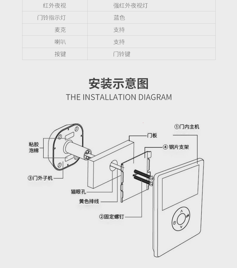 德施曼 智能猫眼 可视防盗监控 图13