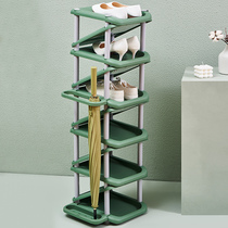 Net red shoe rack plastic dormitory simple door household narrow multi-layer shoe cabinet economical shoe storage artifact