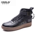 Air Force No. 1 Giày của nam giới Hiệp sĩ Boots Cao của nam giới Trợ giúp Xu hướng Hàn Quốc Martin Workwear Giày thường Ins Super Fire Shoes giầy da nam Giày ống