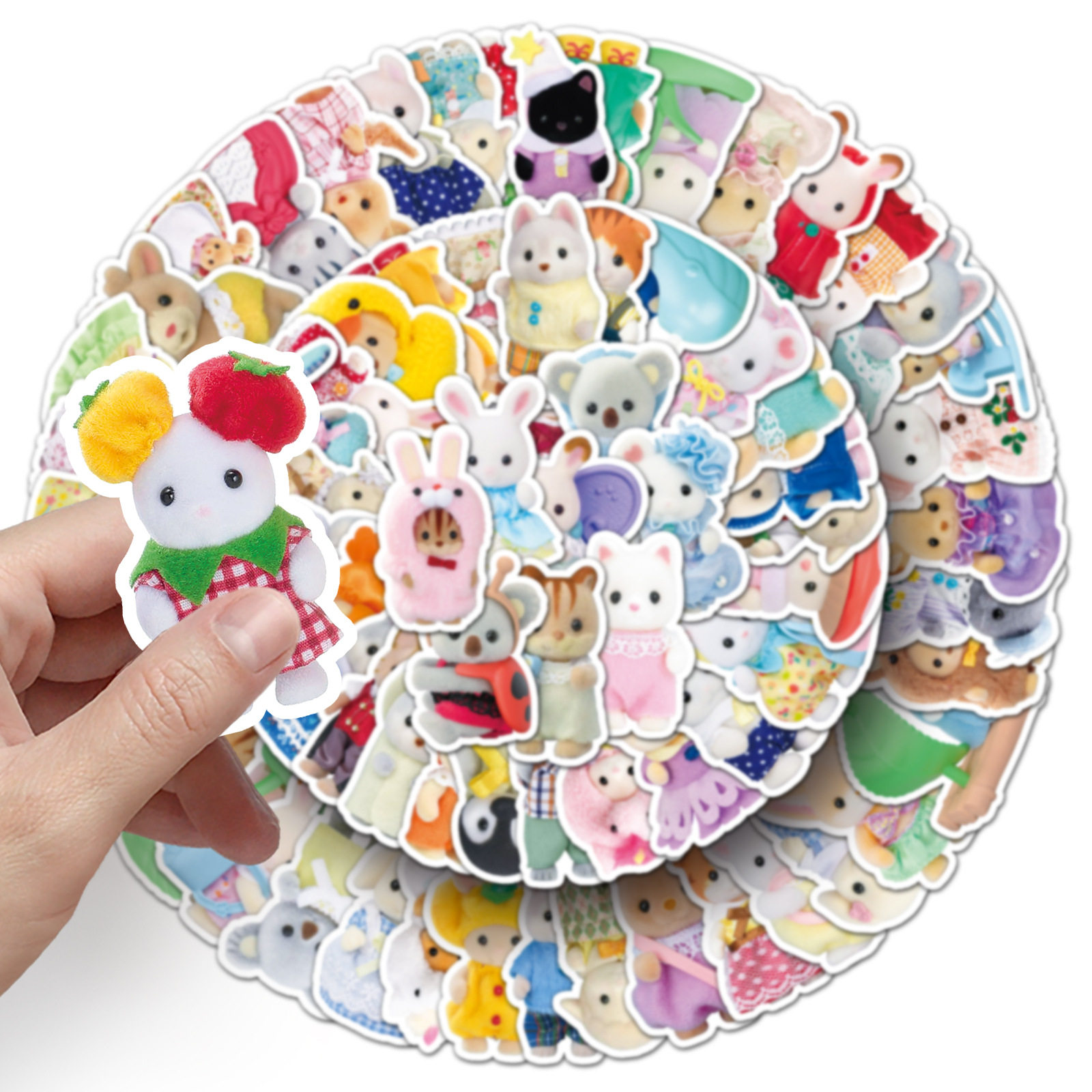 Creative 101 Graffiti Stickers Cartoon Cute Toys Decoration Water Cup Phone Case Handbook DIY Stickers