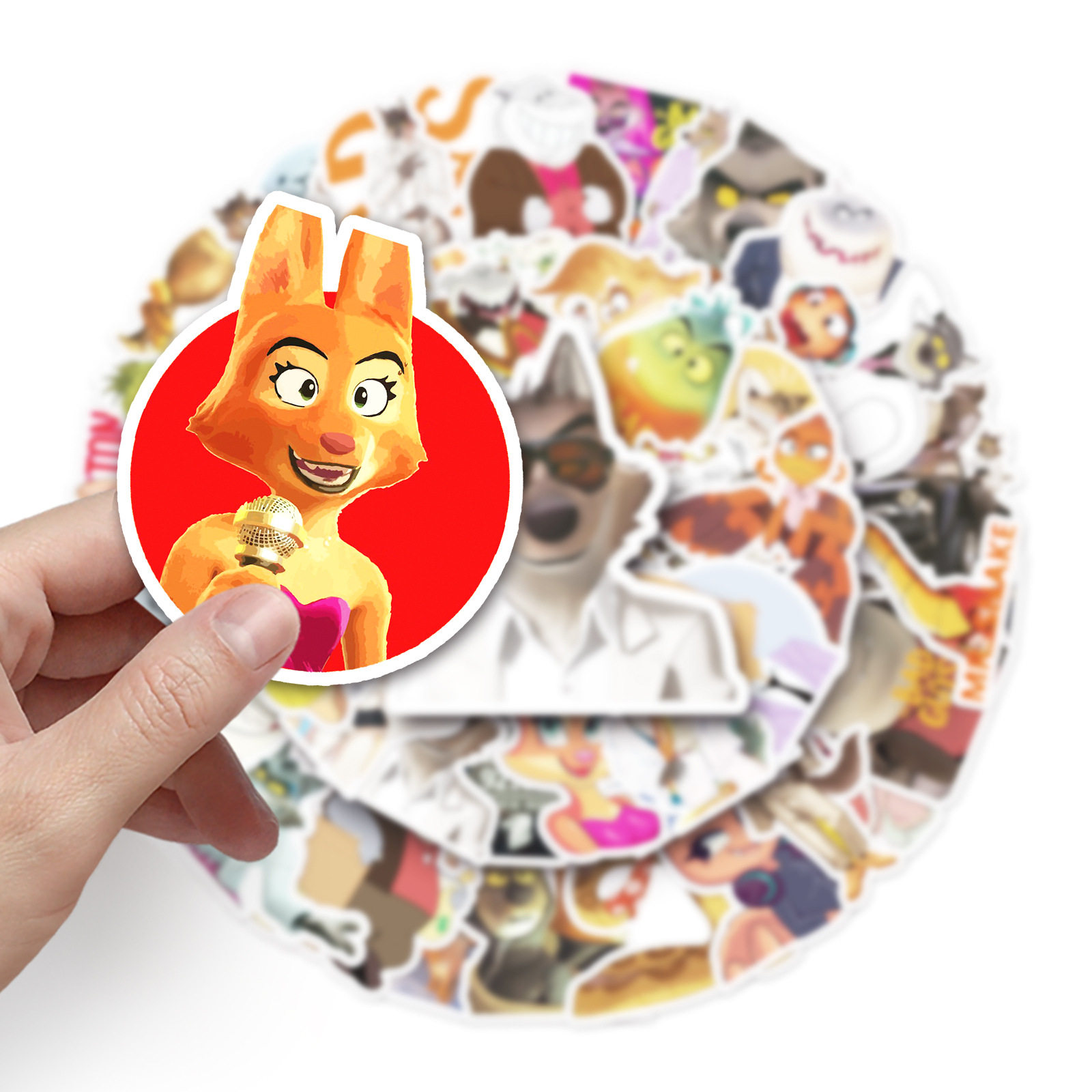 50 Bad Egg Alliance Graffiti Personalized Cross-Border Cartoon Animation Guka DIY Mobile Phone Case Luggage Stickers Waterproof