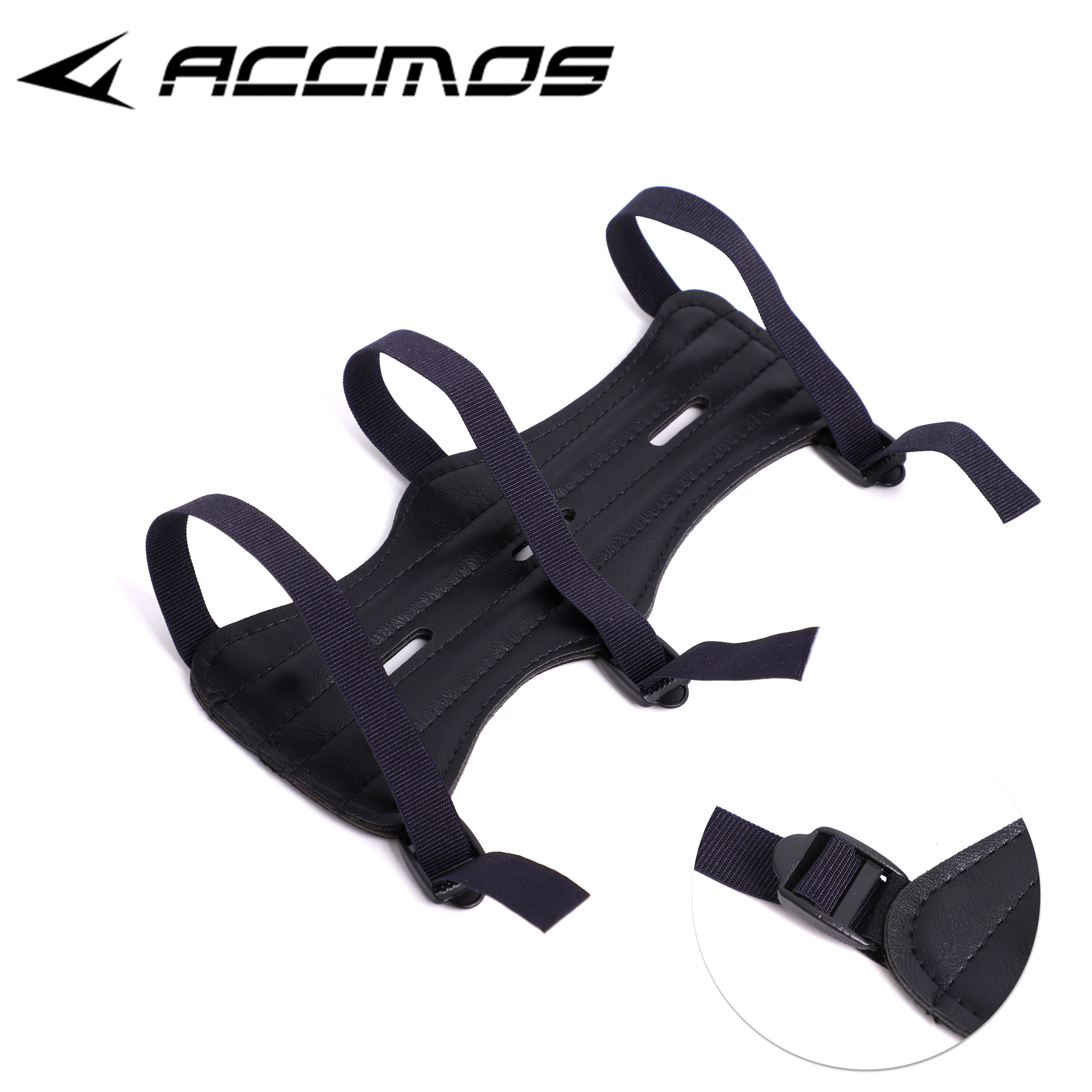 Bow and arrow equipment arm guards, archery supplies, double-layer leather with holes, recurved hunting bow and arrow training, children's arm guards