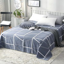 Cotton sheets Single piece Student dormitory single bed 1 2m double 1 5 1 8m cotton mens and womens sheets Simple