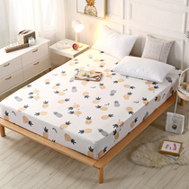 100% cotton fitted sheet Single piece non-slip cotton dustproof mattress cover Simmons protective cover 1 5m 1 8m bedspread