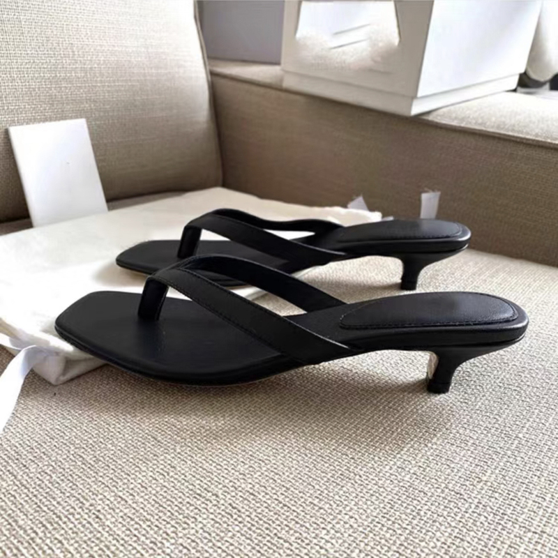 Sheepskin Version ~ Outdoor Flip-Flops with Kitten Heels, Genuine Leather, Women's Summer Style, French-Style Small-Heeled Shoes, Slippers, Half-Slip Shoes Sheepskin Version ~ Outdoor Flip-Flops with Kitten Heels, Genuine Leather, Women's Summer Style, French-Style Small-Heeled Shoes, Slippers, Half-Slip Shoes