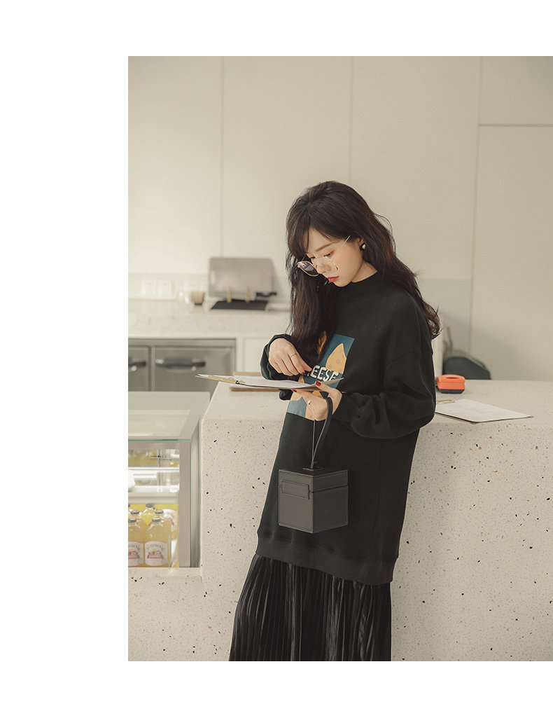 Платье для беременных 孕妇连衣裙孕妇装秋冬款冬季孕妇裙子卫衣中长款加绒加厚秋装冬装