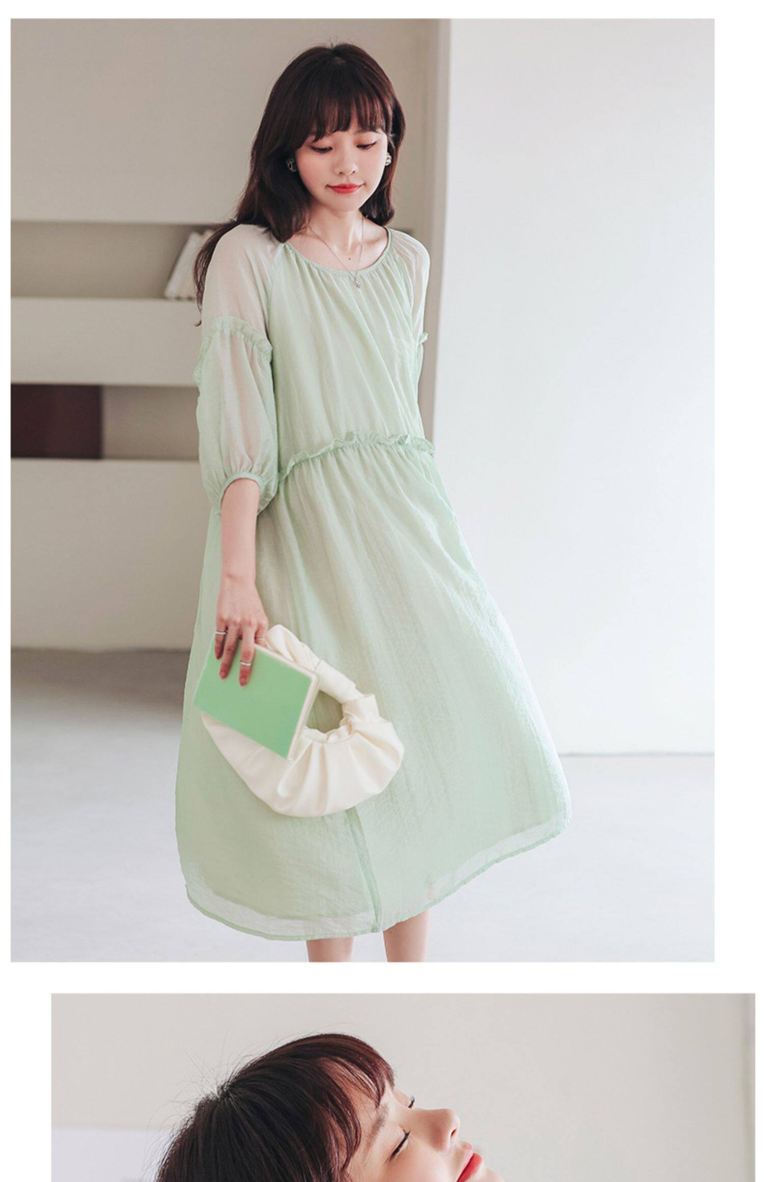 Платье для беременных 孕妇连衣裙夏季中长款高级感网红款上衣孕妇裙子夏薄款孕妇装夏装