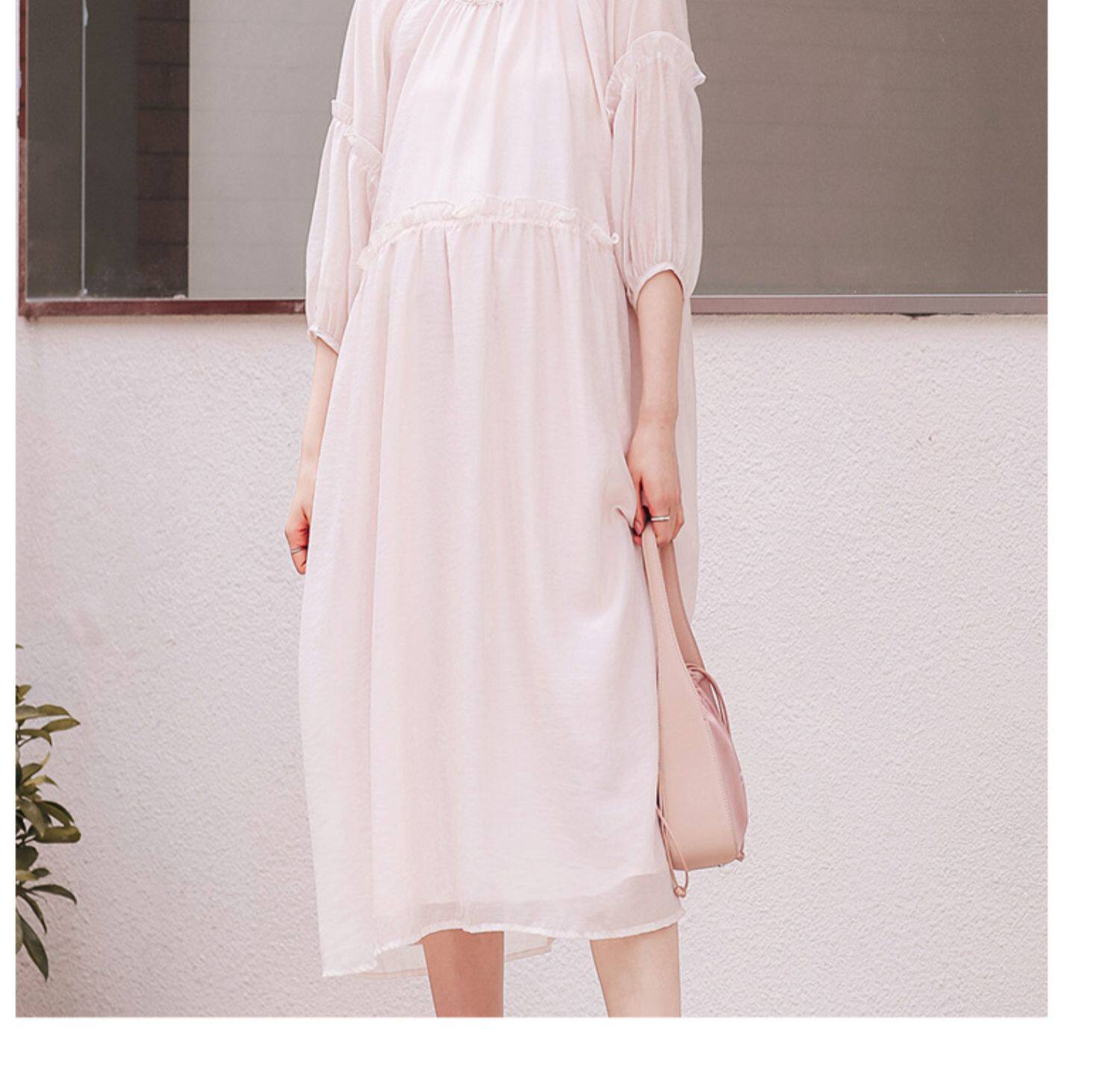 Платье для беременных 孕妇连衣裙夏季中长款高级感网红款上衣孕妇裙子夏薄款孕妇装夏装