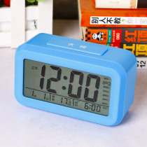 Student bedside mute electronic alarm clock luminous simple digital personality small alarm clock alarm clock time alarm table living room decoration table