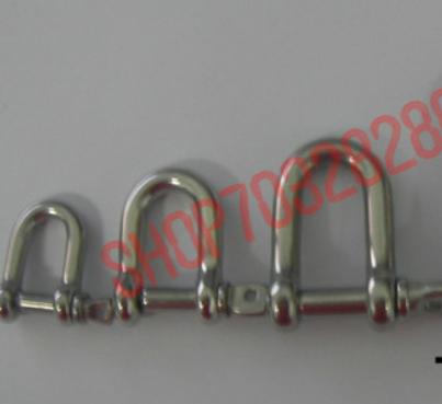 D type shackle chain connection buckle stainless steel shackle M5