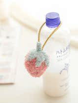 Ice cream soft cotton cute strawberry hair rope rubber band popular cartoon hair ornaments Hair ring head flower girl adult