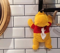 Japanese cute bear thick tissue box set cloth plush napkin box creative paper box portable small size