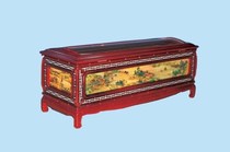 Solid wood crystal coffin funeral home special ice coffin funeral ice coffin refrigerated coffin