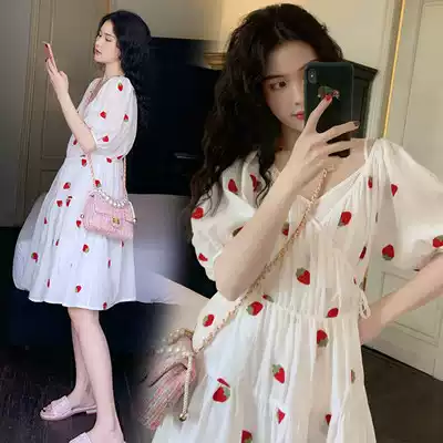 Foreign trade brand discount store shopping mall women's clothing cut-off code withdrawal cabinet tail goods clearance summer maternity dress