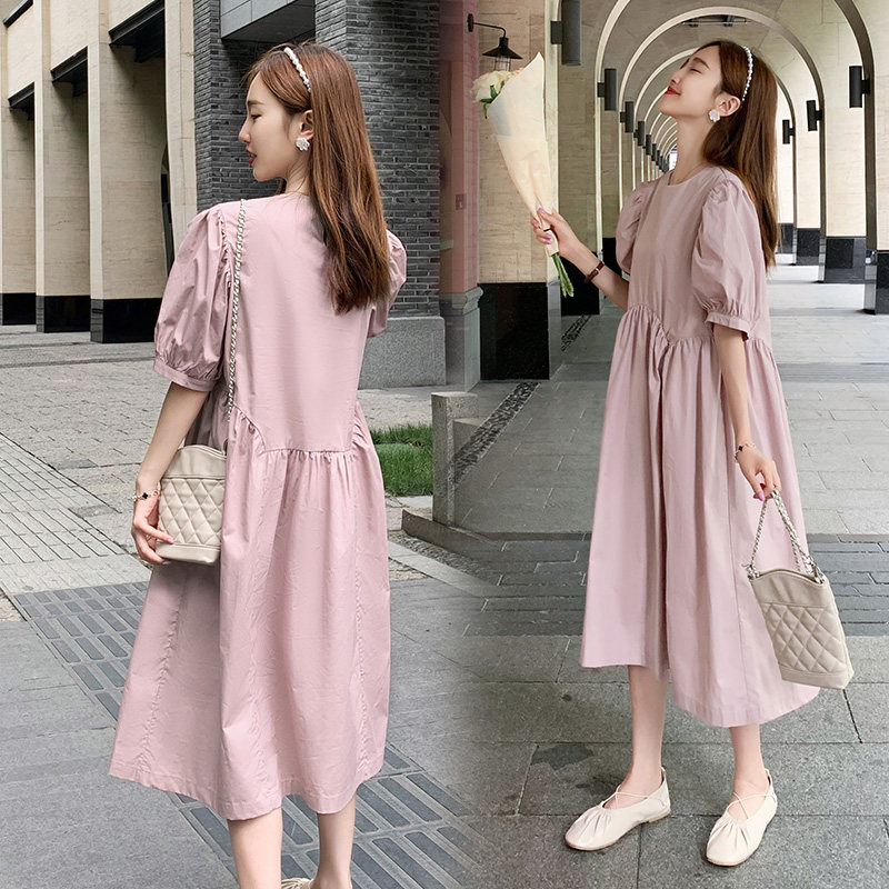 Pregnant Woman Foreign Dress Pregnancy Stage Summer Clothing Fashion style Loose Net Red Gestation Woman Dress Tide 2022 Summer Pregnant Woman Dress Summer