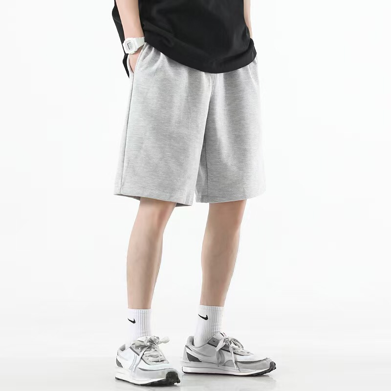 Men's Summer Loose Casual Shorts, Large Size Solid Color Shorts, Sweatpants, Loose Beach Shorts Men's Summer Loose Casual Shorts, Large Size Solid Color Shorts, Sweatpants, Loose Beach Shorts