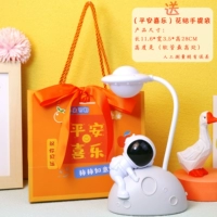 Каменная настольная лампа (белый) придает счастливую сумку