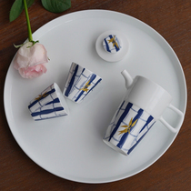 Selective scientist Tea long tea set gift box set Jingdezhen original design tea set new Chinese custom