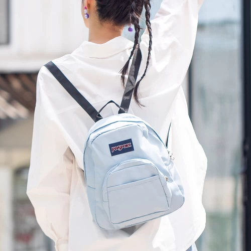 Янспорт модный универсальный ins mini рюкзак мини -мода Женский пчелиный порошок порошок дымки синий tdh6