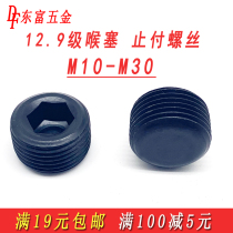 Promotion 12 9 grade hexagon socket plug screw M10-M30 stop screw plug oil bottom screw PG1 5 metric