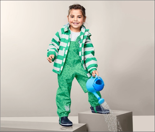 Детский дождевик, ветрозащитные весенние водонепроницаемые штаны для раннего возраста