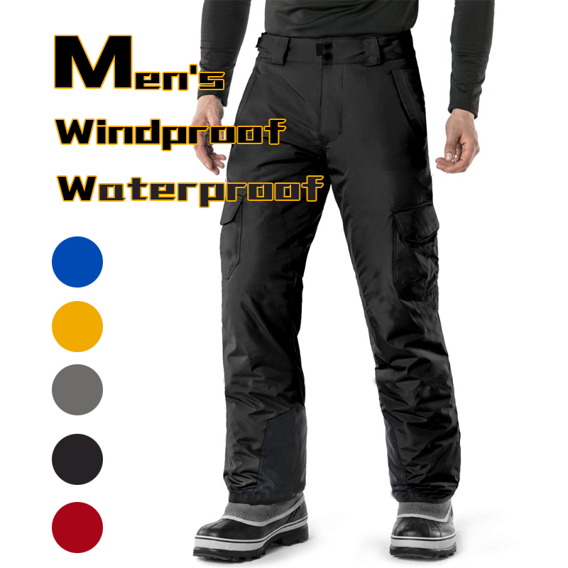 Men's Storm Pants Windbreak Pants Hiking Pants Loose Edition Men's Pants Ski Pants Windproof Waterproof Pants Original Single Snow Pants Men's Pants