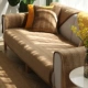 Mùa đông sofa sang trọng đệm chống trượt vải Bắc Âu da sofa gỗ bìa đơn giản hiện đại đệm tùy chỉnh - Ghế đệm / đệm Sofa