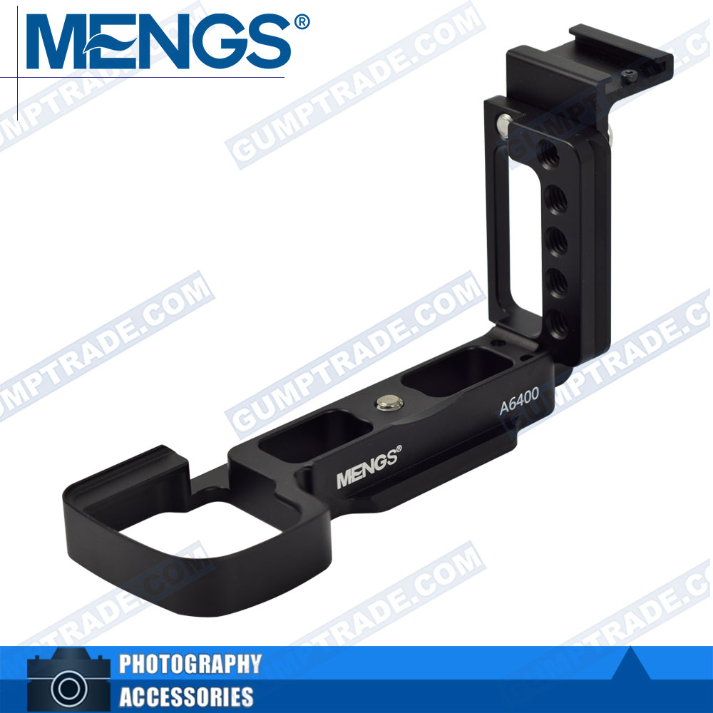 MENGS A6400 aluminum alloy L type quick fit vertical slapping plate handle Aka tripod head micro single eye camera A6300 A6100