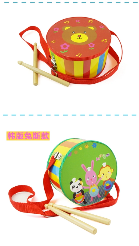 Yokohama bộ gõ cụ Hàn Quốc thời thơ ấu dễ thương bé trống âm nhạc đồ chơi trẻ em món quà