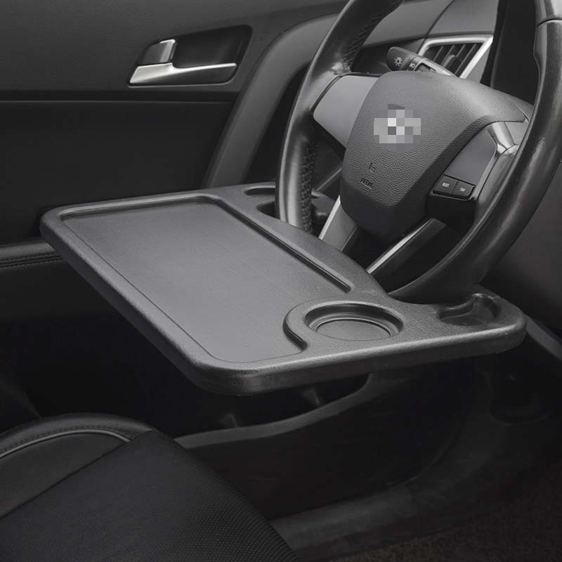 Car steering wheel small table board on-board pen electric bracket flat computer desk with dining room table in car