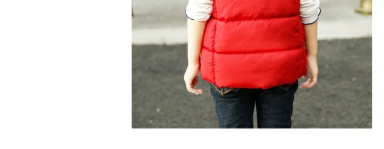 Trẻ em xuống áo vest cotton mùa thu và mùa đông quần áo trẻ em giá rẻ