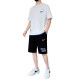 Nykton Summer Ice Filial T -shirt Sports Set Men's Speed Dry Short -sleeved Short Sloping Casual Tide Brand with handsome